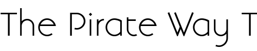 Font : LinotypeBanjomanText-Light Custom Text : The Pirate Way Test your own text here Click to download or to view this font on a tshirt that can be custom printed in Bali
