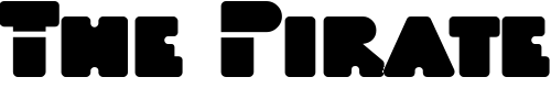 Font : LinotypeBlackWhiteLaser Custom Text : The Pirate Way Test your own text here Click to download or to view this font on a tshirt that can be custom printed in Bali