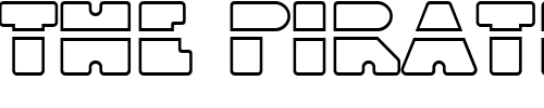 Font : LinotypeBlackWhiteOutLineLaser Custom Text : The Pirate Way Test your own text here Click to download or to view this font on a tshirt that can be custom printed in Bali