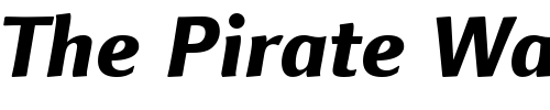 Font : LinotypeFinnegan-ExtraBoldItalic Custom Text : The Pirate Way Test your own text here Click to download or to view this font on a tshirt that can be custom printed in Bali