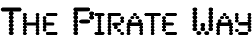 Font : Lowtech Custom Text : The Pirate Way Test your own text here Click to download or to view this font on a tshirt that can be custom printed in Bali