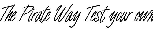 Font : Luce-One-Bold Custom Text : The Pirate Way Test your own text here Click to download or to view this font on a tshirt that can be custom printed in Bali