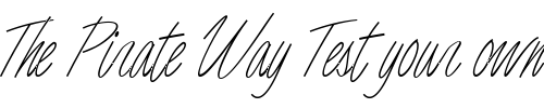 Font : Luce-Two Custom Text : The Pirate Way Test your own text here Click to download or to view this font on a tshirt that can be custom printed in Bali