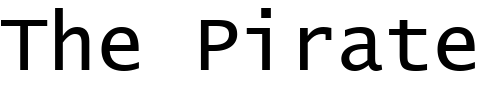 Font : Lucida-Console-KOI8 Custom Text : The Pirate Way Test your own text here Click to download or to view this font on a tshirt that can be custom printed in Bali