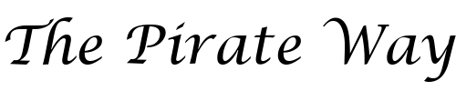 Font : LucidaCalligraphyEF Custom Text : The Pirate Way Test your own text here Click to download or to view this font on a tshirt that can be custom printed in Bali