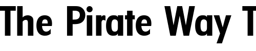 Font : LuisBecker-Bold Custom Text : The Pirate Way Test your own text here Click to download or to view this font on a tshirt that can be custom printed in Bali