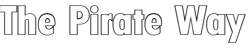 Font : LuisBeckerOutline-ExtraBold-Regular Custom Text : The Pirate Way Test your own text here Click to download or to view this font on a tshirt that can be custom printed in Bali