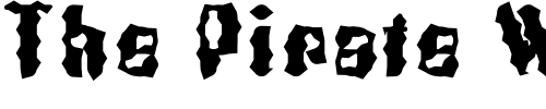 Font : Lumpy1 Custom Text : The Pirate Way Test your own text here Click to download or to view this font on a tshirt that can be custom printed in Bali