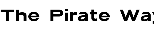 Font : LunarOrbiter Custom Text : The Pirate Way Test your own text here Click to download or to view this font on a tshirt that can be custom printed in Bali