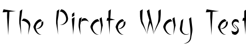 Font : Luteous-Maximus Custom Text : The Pirate Way Test your own text here Click to download or to view this font on a tshirt that can be custom printed in Bali