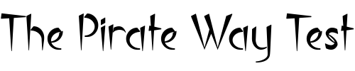Font : Luteous-Viscous Custom Text : The Pirate Way Test your own text here Click to download or to view this font on a tshirt that can be custom printed in Bali