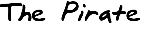 Font : Lux-Regular Custom Text : The Pirate Way Test your own text here Click to download or to view this font on a tshirt that can be custom printed in Bali