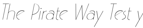 Font : LydiaBecker-Italic Custom Text : The Pirate Way Test your own text here Click to download or to view this font on a tshirt that can be custom printed in Bali