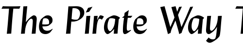 Font : Lydian-BT-Italic Custom Text : The Pirate Way Test your own text here Click to download or to view this font on a tshirt that can be custom printed in Bali