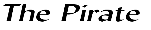 Font : Lynda-Extended-Italic Custom Text : The Pirate Way Test your own text here Click to download or to view this font on a tshirt that can be custom printed in Bali