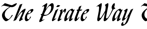 Font : Lynda-Script-Regular Custom Text : The Pirate Way Test your own text here Click to download or to view this font on a tshirt that can be custom printed in Bali