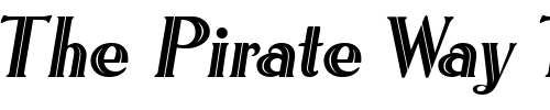 Font : LyndseyInline-Regular Custom Text : The Pirate Way Test your own text here Click to download or to view this font on a tshirt that can be custom printed in Bali