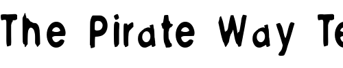 Font : M6-Universelle Custom Text : The Pirate Way Test your own text here Click to download or to view this font on a tshirt that can be custom printed in Bali