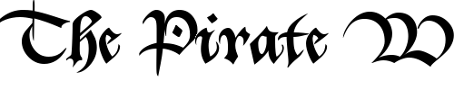 Font : MA-Bastarda1 Custom Text : The Pirate Way Test your own text here Click to download or to view this font on a tshirt that can be custom printed in Bali