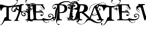Font : MACABRA Custom Text : The Pirate Way Test your own text here Click to download or to view this font on a tshirt that can be custom printed in Bali
