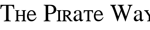 Font : MEAN-26-Serif Custom Text : The Pirate Way Test your own text here Click to download or to view this font on a tshirt that can be custom printed in Bali