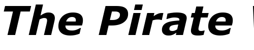 Font : MS-Reference-Sans-Serif-Bold-Italic Custom Text : The Pirate Way Test your own text here Click to download or to view this font on a tshirt that can be custom printed in Bali