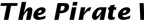 Font : MachadoSansSSK-BoldItalic Custom Text : The Pirate Way Test your own text here Click to download or to view this font on a tshirt that can be custom printed in Bali