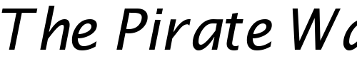 Font : MachadoSansSSK-Italic Custom Text : The Pirate Way Test your own text here Click to download or to view this font on a tshirt that can be custom printed in Bali