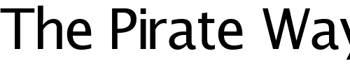 Font : MachadoSansSSK-Regular Custom Text : The Pirate Way Test your own text here Click to download or to view this font on a tshirt that can be custom printed in Bali