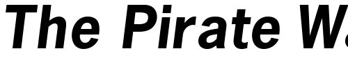 Font : Macro-Black-SSi-Black-Italic Custom Text : The Pirate Way Test your own text here Click to download or to view this font on a tshirt that can be custom printed in Bali