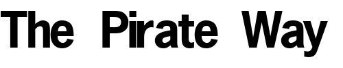 Font : Macro-Black-SSi-Bold Custom Text : The Pirate Way Test your own text here Click to download or to view this font on a tshirt that can be custom printed in Bali
