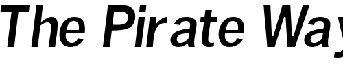 Font : MacroBlackSSK-Italic Custom Text : The Pirate Way Test your own text here Click to download or to view this font on a tshirt that can be custom printed in Bali