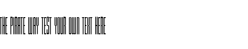 Font : MacroscopicC Custom Text : The Pirate Way Test your own text here Click to download or to view this font on a tshirt that can be custom printed in Bali