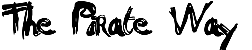 Font : Mad-a-Fraf Custom Text : The Pirate Way Test your own text here Click to download or to view this font on a tshirt that can be custom printed in Bali