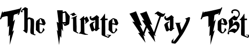 Font : Magic-School-Two Custom Text : The Pirate Way Test your own text here Click to download or to view this font on a tshirt that can be custom printed in Bali
