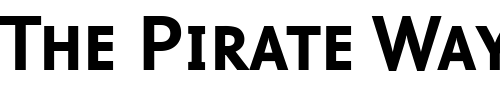 Font : MalcomExpertMedium Custom Text : The Pirate Way Test your own text here Click to download or to view this font on a tshirt that can be custom printed in Bali