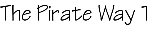 Font : ManualSSK Custom Text : The Pirate Way Test your own text here Click to download or to view this font on a tshirt that can be custom printed in Bali