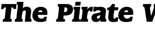 Font : MarburgExtrabold-RegularItalic Custom Text : The Pirate Way Test your own text here Click to download or to view this font on a tshirt that can be custom printed in Bali