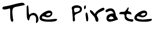 Font : MarcelsHand-Regular Custom Text : The Pirate Way Test your own text here Click to download or to view this font on a tshirt that can be custom printed in Bali