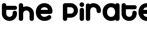 Font : Marshmallow-SuperPuff Custom Text : The Pirate Way Test your own text here Click to download or to view this font on a tshirt that can be custom printed in Bali