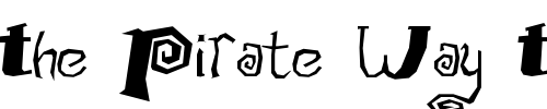 Font : Math-Donuts Custom Text : The Pirate Way Test your own text here Click to download or to view this font on a tshirt that can be custom printed in Bali