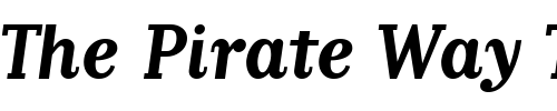 Font : MatrixScriptBoldLining Custom Text : The Pirate Way Test your own text here Click to download or to view this font on a tshirt that can be custom printed in Bali