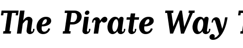 Font : MatrixScriptBoldLining-Bold Custom Text : The Pirate Way Test your own text here Click to download or to view this font on a tshirt that can be custom printed in Bali
