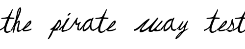 Font : May-Queen Custom Text : The Pirate Way Test your own text here Click to download or to view this font on a tshirt that can be custom printed in Bali
