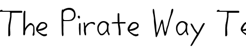 Font : Mc-Regular Custom Text : The Pirate Way Test your own text here Click to download or to view this font on a tshirt that can be custom printed in Bali