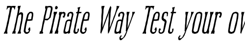 Font : McFoodPoisoning4 Custom Text : The Pirate Way Test your own text here Click to download or to view this font on a tshirt that can be custom printed in Bali
