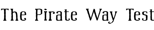 Font : McFoodPoisoning5 Custom Text : The Pirate Way Test your own text here Click to download or to view this font on a tshirt that can be custom printed in Bali