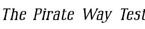 Font : McFoodPoisoning6 Custom Text : The Pirate Way Test your own text here Click to download or to view this font on a tshirt that can be custom printed in Bali