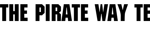 Font : Mechanic-Regular-DB Custom Text : The Pirate Way Test your own text here Click to download or to view this font on a tshirt that can be custom printed in Bali