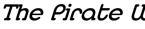 Font : Medfly-Bold-Italic Custom Text : The Pirate Way Test your own text here Click to download or to view this font on a tshirt that can be custom printed in Bali